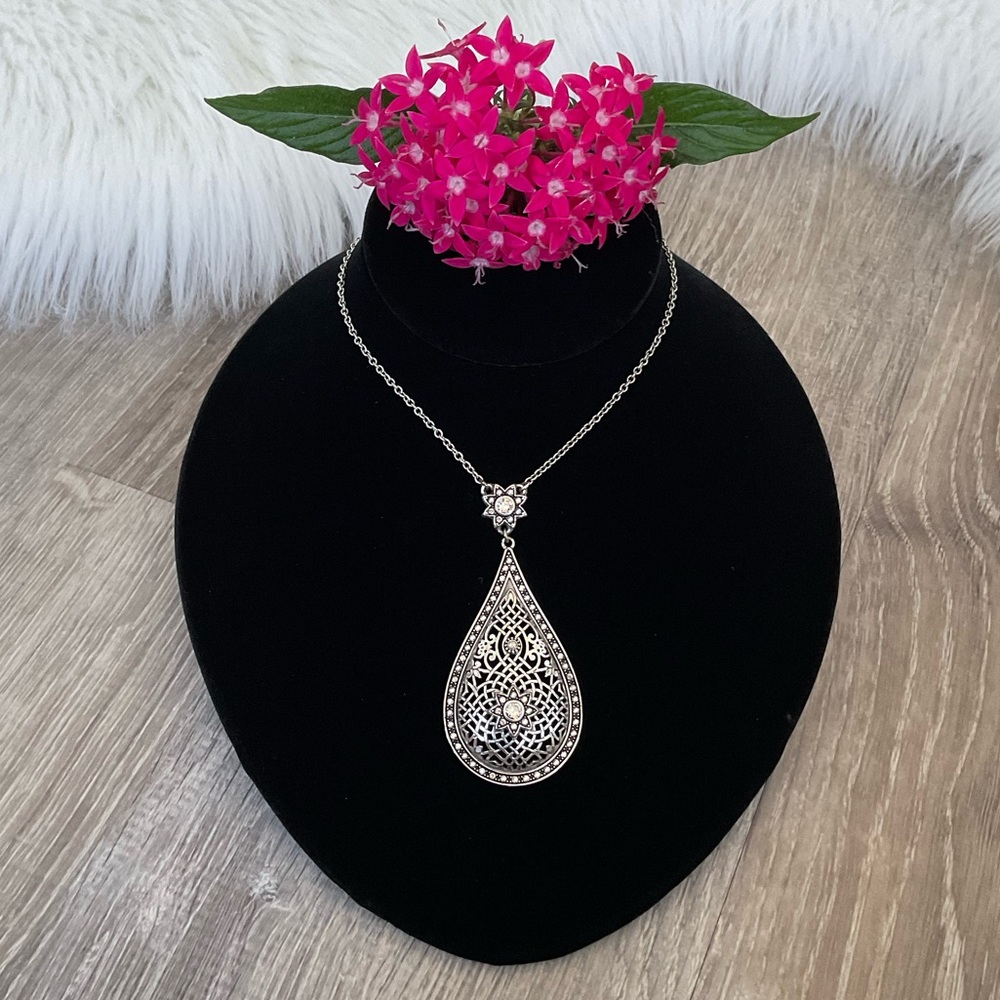 ❤️ BRIGHTON Sahuri Drop Short Necklace Crystal